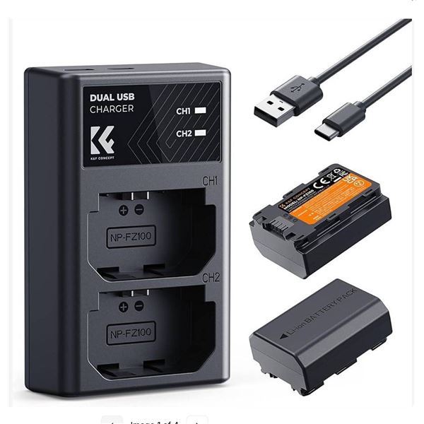 K&F Concept NP-W126 Battery and Charger Set