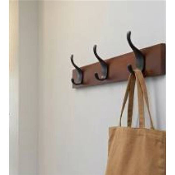 Amazon Basics Wall Mounted Coat Rack Espresso