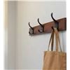 Image 1 : Amazon Basics Wall Mounted Coat Rack Espresso