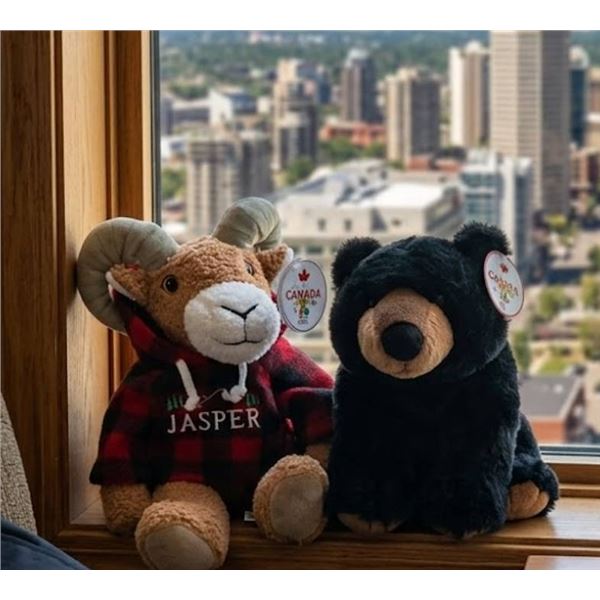 Plush Ram and Bear Souvenirs