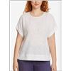 Image 1 : Gloria Vanderbilt White Short Sleeve Top, M
