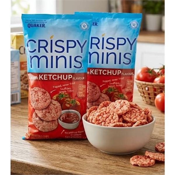 Quaker Crispy Minis Ketchup 12 x 100g