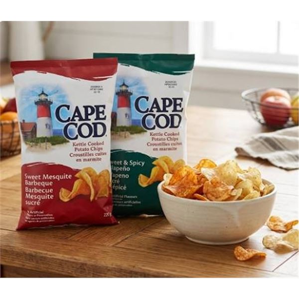 Cape Cod Potato Chips Assorted Flavors, 220g