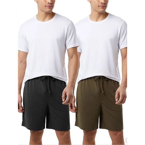 32 Degrees HEAT Men's 2-Pack Lounge Shorts S