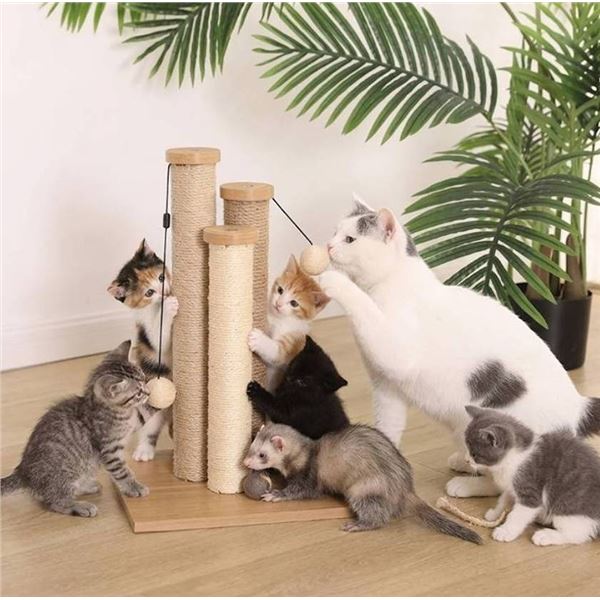 Amazon Basics Triple Cat Scratching Post