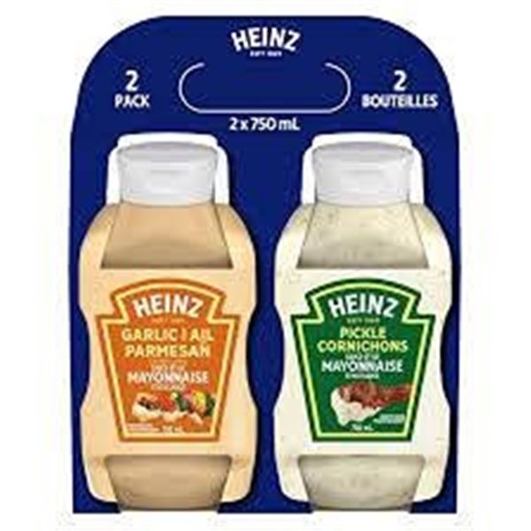 Heinz Mayonnaise 2-Pack: Garlic Parmesan &Â DÂ