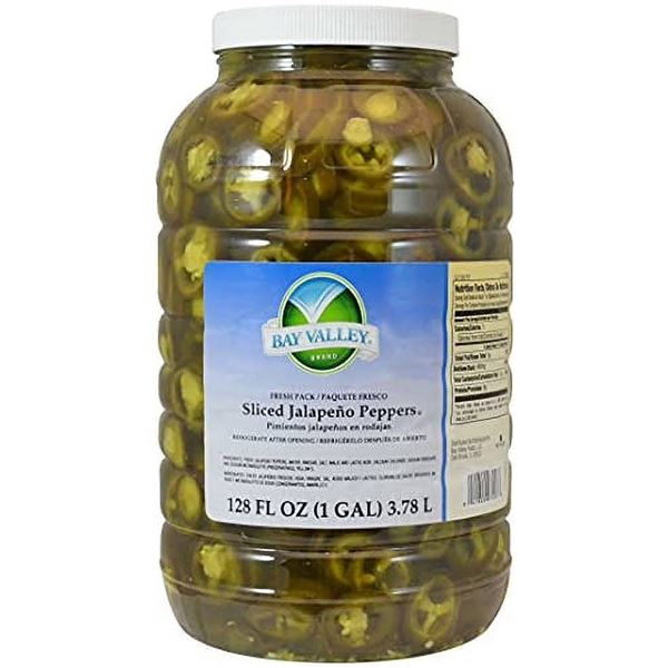 Bay Valley Sliced JalapeÃ±o Peppers, 1 Gallon