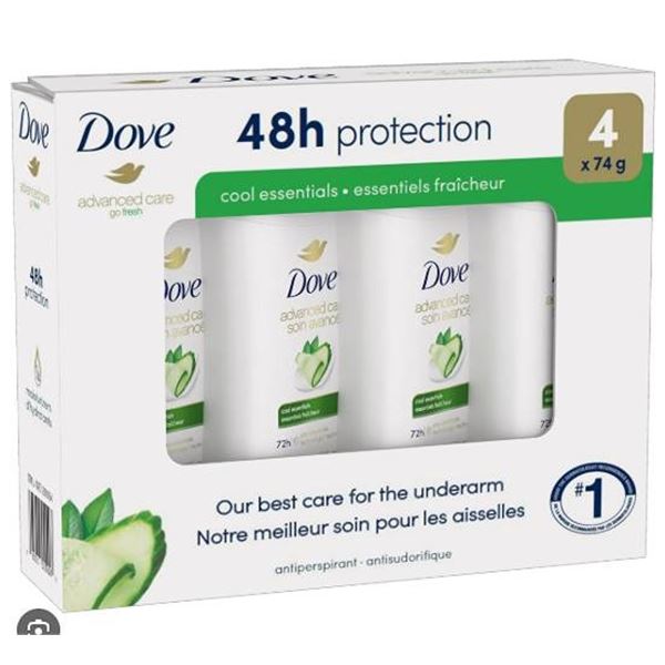 Dove 72H Protection Deodorant 4-Pack