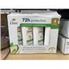Image 2 : Dove 72H Protection Deodorant 4-Pack