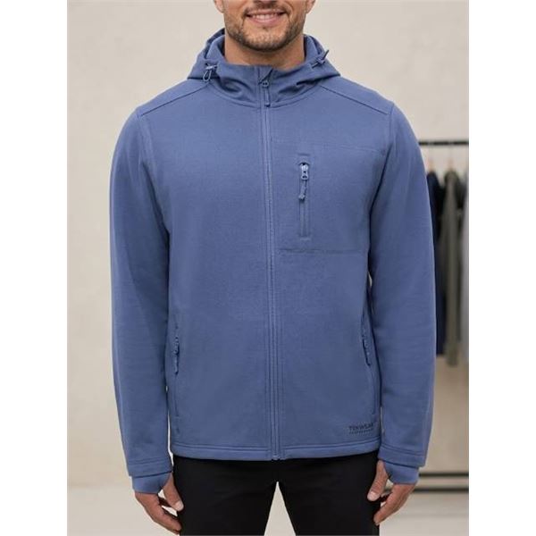 Bench Blue Hooded Jacket XXL