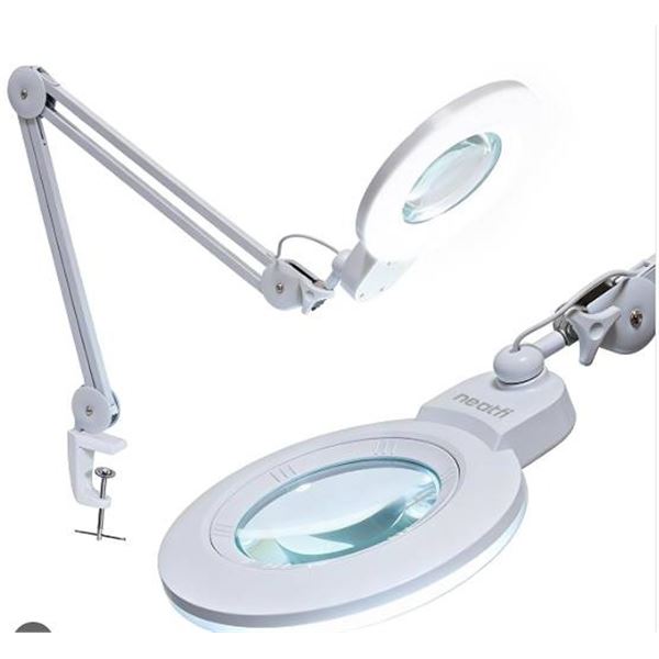 LED Magnifying Lamp with Clamp