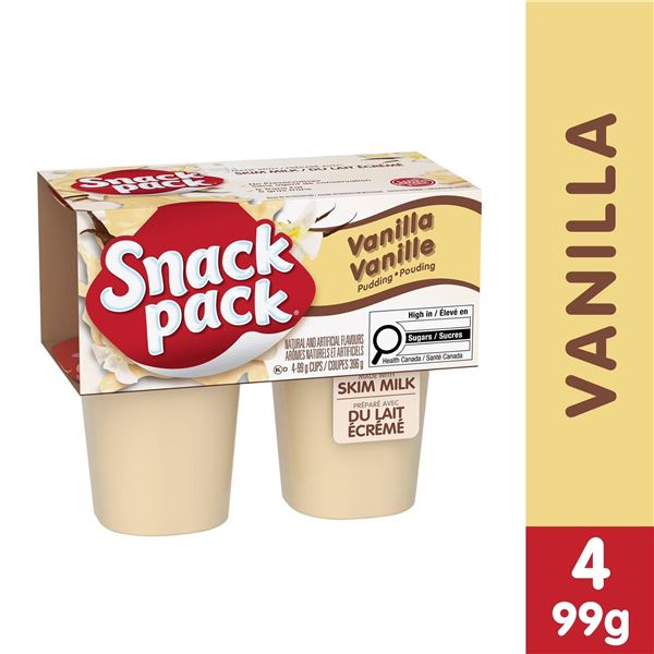 Snack Pack Vanilla Pudding 12-Pack