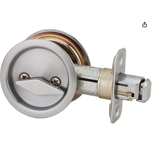 LOT OF 12 - Weiser Lock Round Pocket Door Lock Set