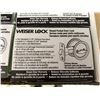 Image 4 : LOT OF 12 - Weiser Lock Round Pocket Door Lock Set