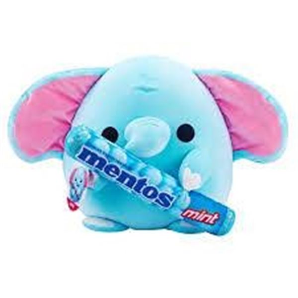 Blue Elephant Plush With Mentos Mint