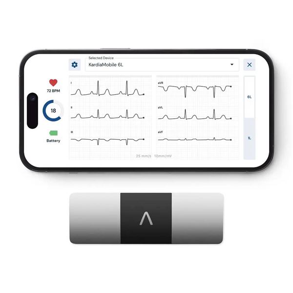 AliveCor KardiaMobile 6L 6-Lead Personal EKG