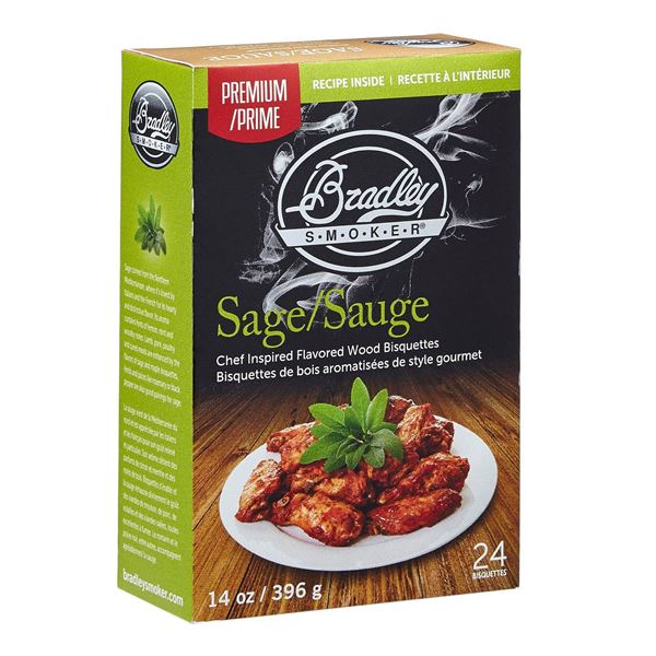 Bradley Smoker Sage Wood Bisquettes 14 oz