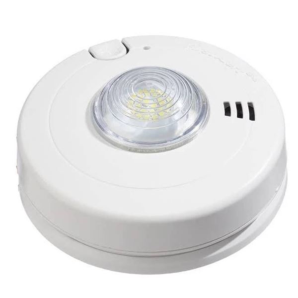 BRK Slim LED Strobe Smoke Alarms, 2-Pack