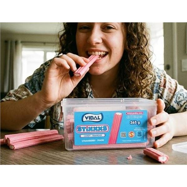 Vidal Stixx Strawberry Candy 9 x 265g