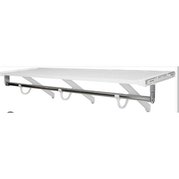 lot of 5 - Rubbermaid 12x48 Multipurpose Shelf - ***Shelf planks only, no hardware included***