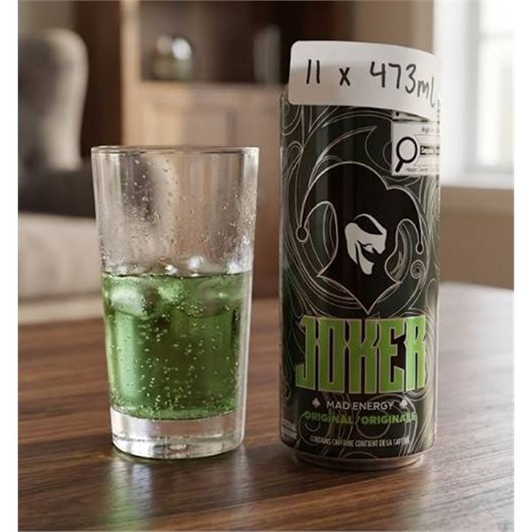 Joker Mad Energy Drink 473mL, Pack of 11