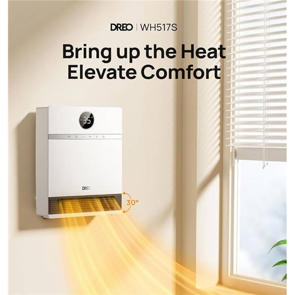 Dreo Smart Wall Mounted Heater WH517AS