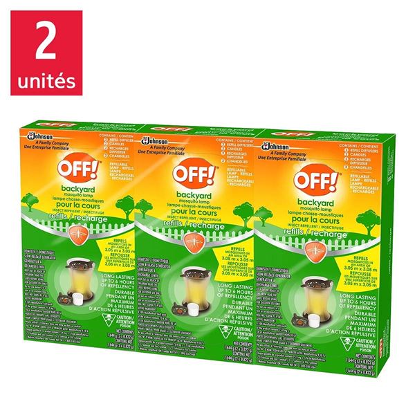 OFF! Backyard Mosquito Lamp Refills, 6 Boxes
