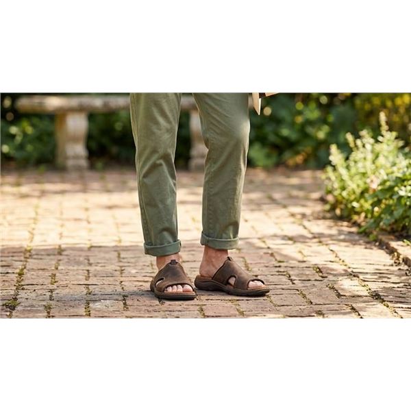 Prospector Men's Brown Sandals Size 11