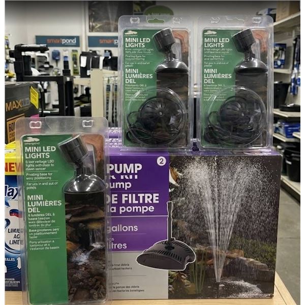 Smartpond Filter Kit With Pump and LED Lights