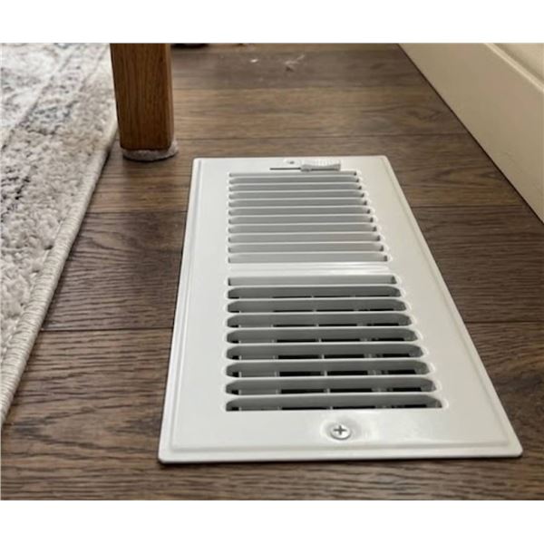 Imperial 2-Way Register, 12 x 4 in, White Lot of 6