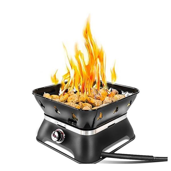 Outland Living Firebowl 805 Firecube 14â€ Portable Square Smokeless Propane Fire Pit