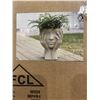 Image 3 : Freelay Head Planter 12-Inch Resin