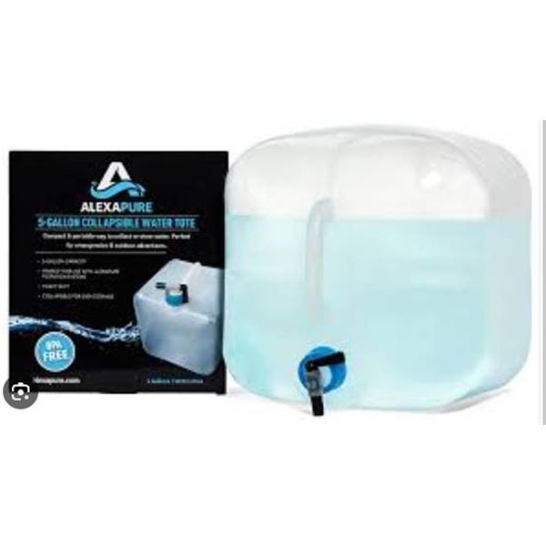 Alexapure 5-Gallon Collapsible Water Tote