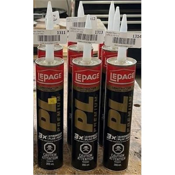 9 Tubes LePage PL Premium Adhesive 295ml