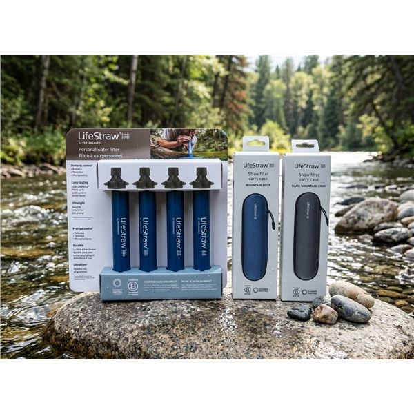 LifeStraw Water Filter Set With 2 Carry Cases