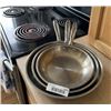 Image 1 : Meyer 3pc Stainless Steel Fry Pan Set