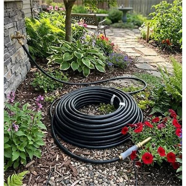 Black Rubber Garden Hose