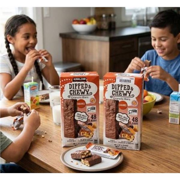 Kirkland Caramel Dipped & Chewy Granola Bars 2x48 Bars