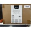 Image 3 : Amazon Basics Metallic Black Storage Bins 2Pk