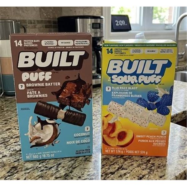 Built Puff Protein Bars Assorted 2 packs