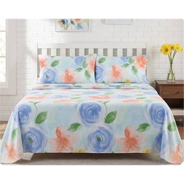 Comfy Bamboo World Queen 4-Piece Sheet Set