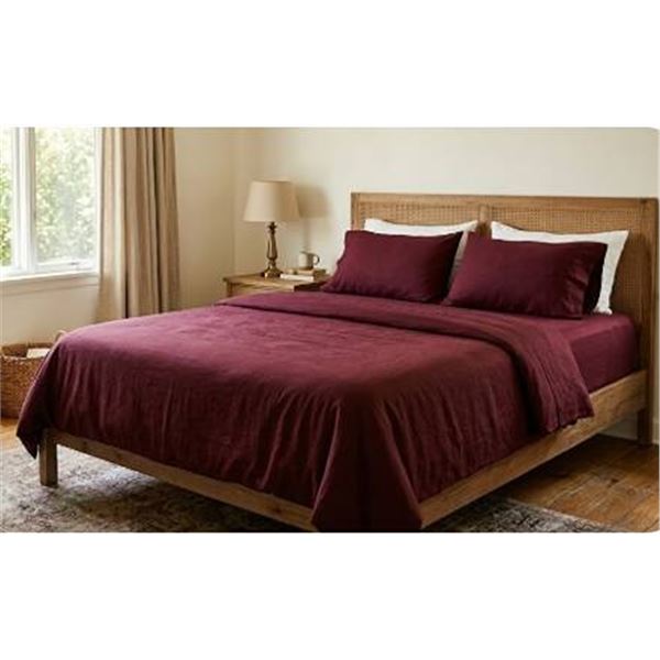 Comfy Bamboo World Queen 4-Piece Sheet Set