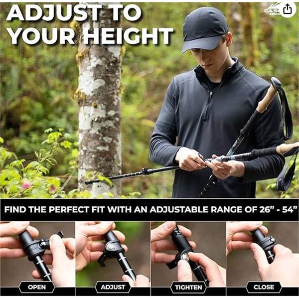 Cascade Flyer Carbon Trekking Poles