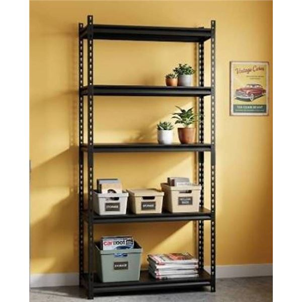 Co-Op Gold 5-Tier Metal Shelf 36x18x72