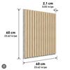Image 2 : Artika Sonolok Slatted Panel Kit, 4 Pack