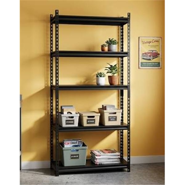 5 Tier Co-op Metal Shelf 36" x 18" x 72"