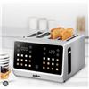 Image 1 : Salton Touchscreen Toaster 4 Slice