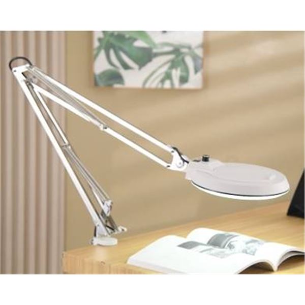 Gynnx LED Magnifier Lamp, White, 110V