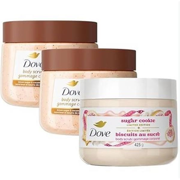 Dove Body Scrub 3 Pack 425g Each