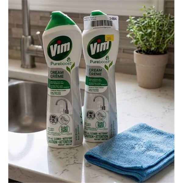 Vim Pureboost Cream Cleaner 8 x 500ml